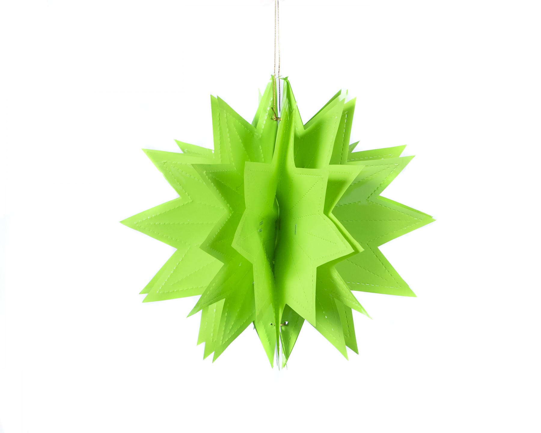 small pompom decoration - green