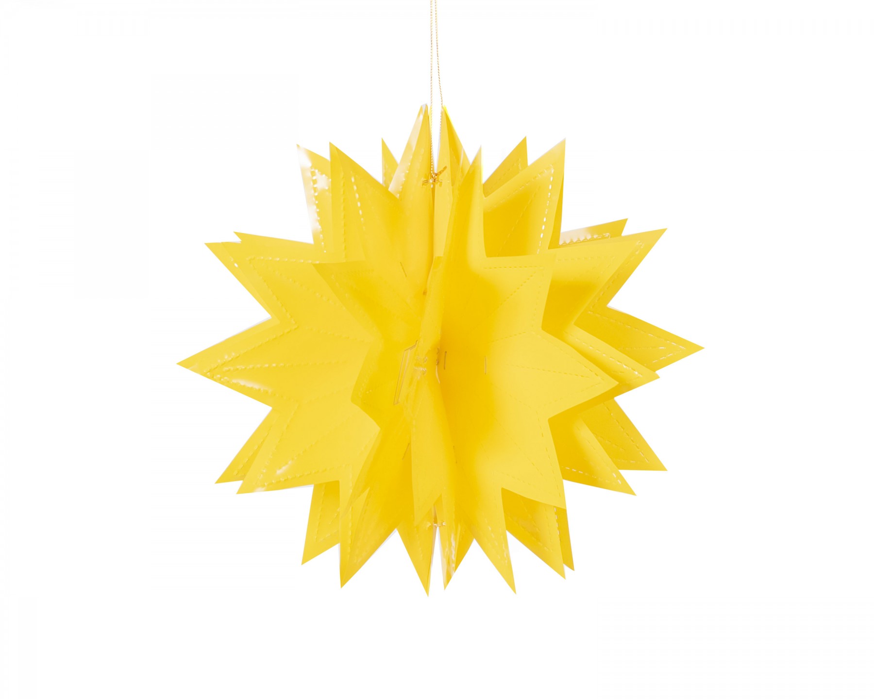 Small pompom decoration - yellow