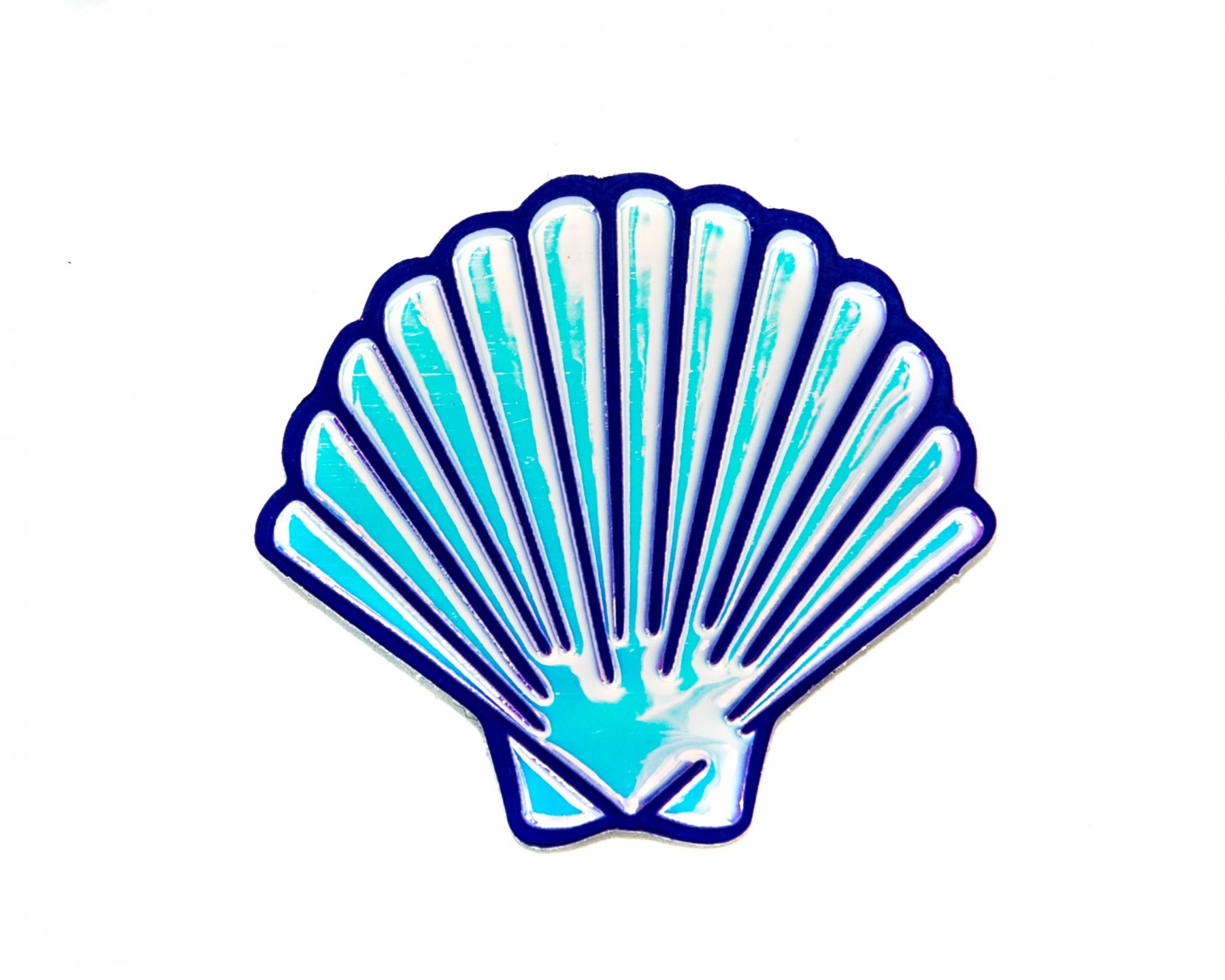 Shell sticker | fab finds | leather look stickers | acorn & will