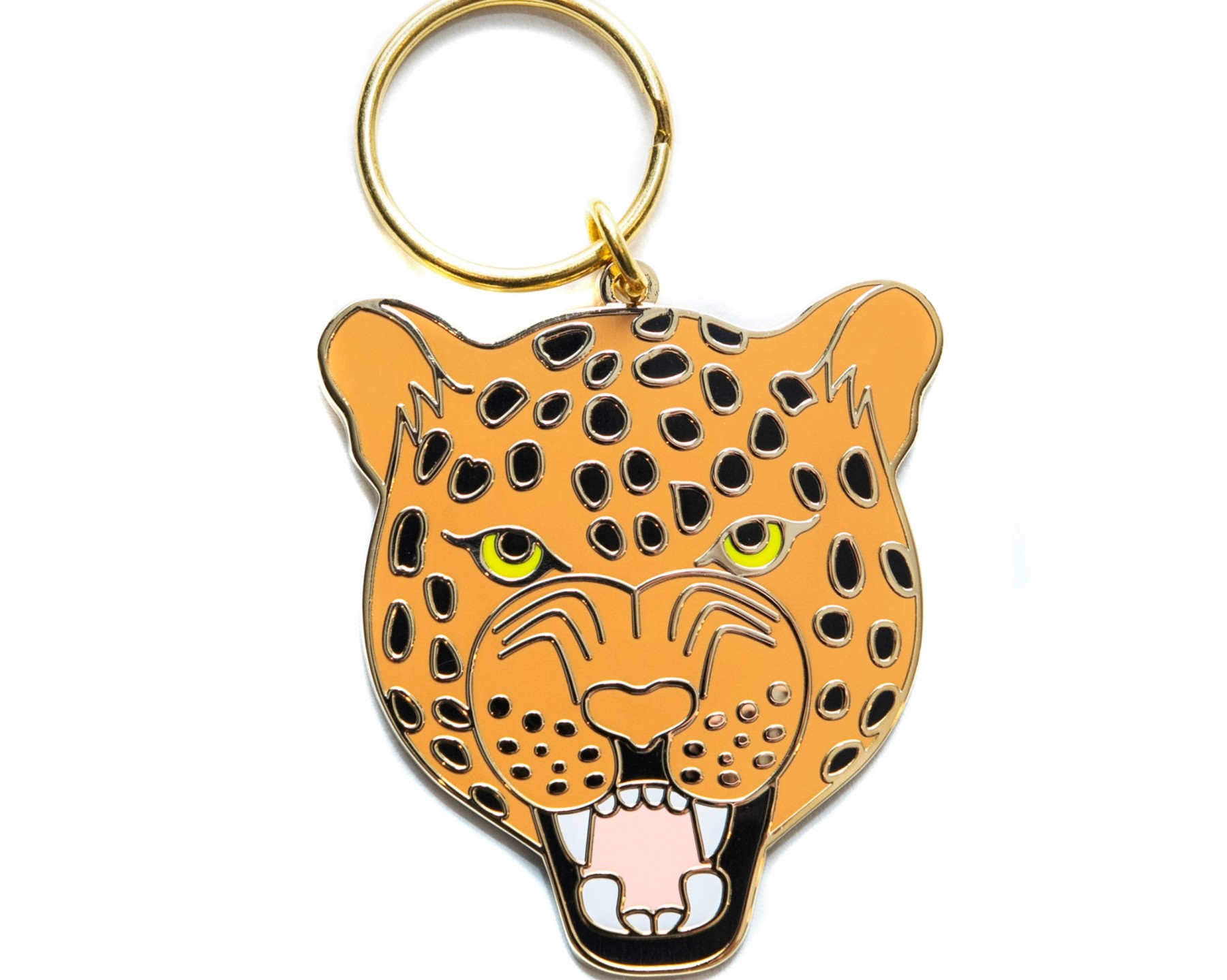 Leopard key ring