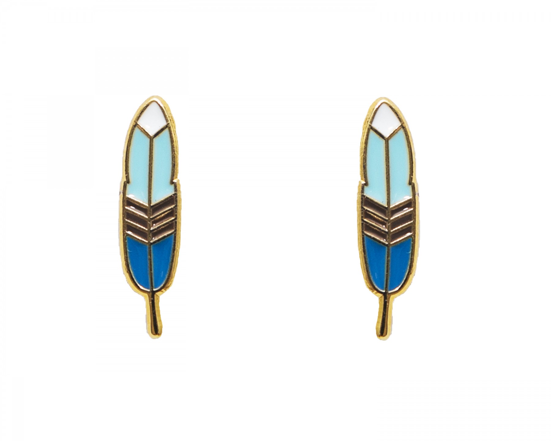 Feather earrings