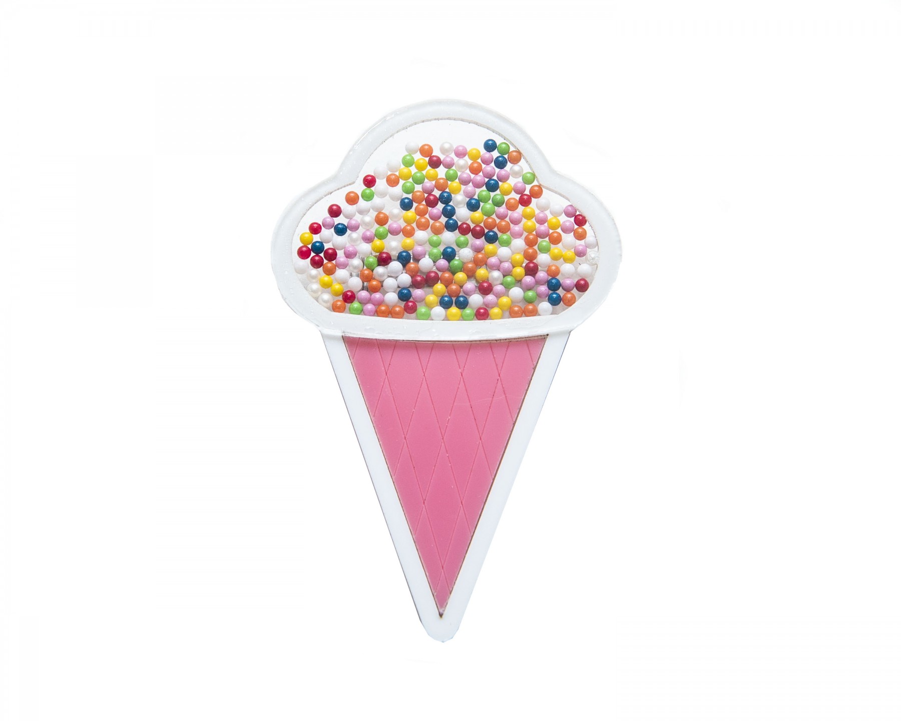 Ice cream brooch