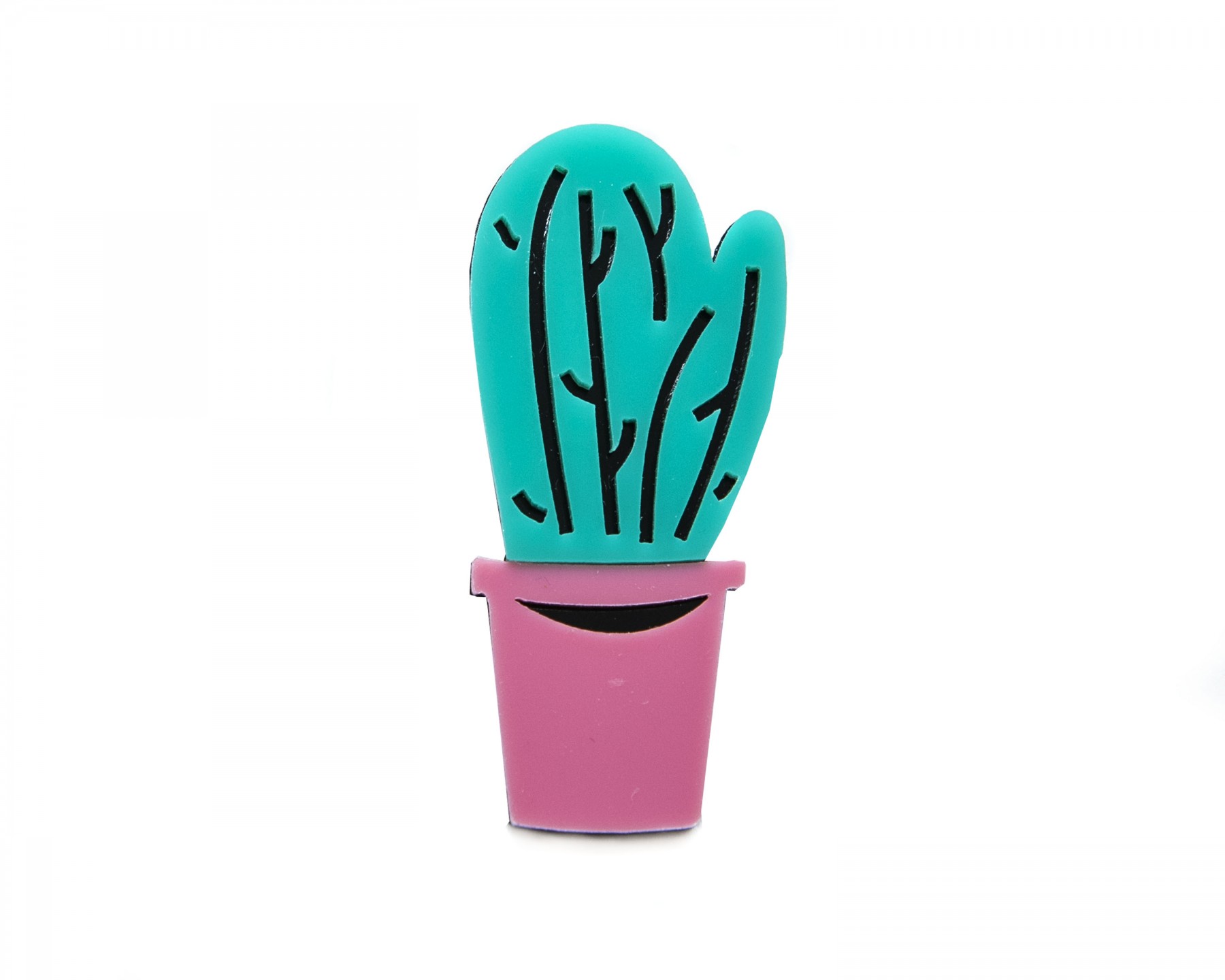 Cactus brooch