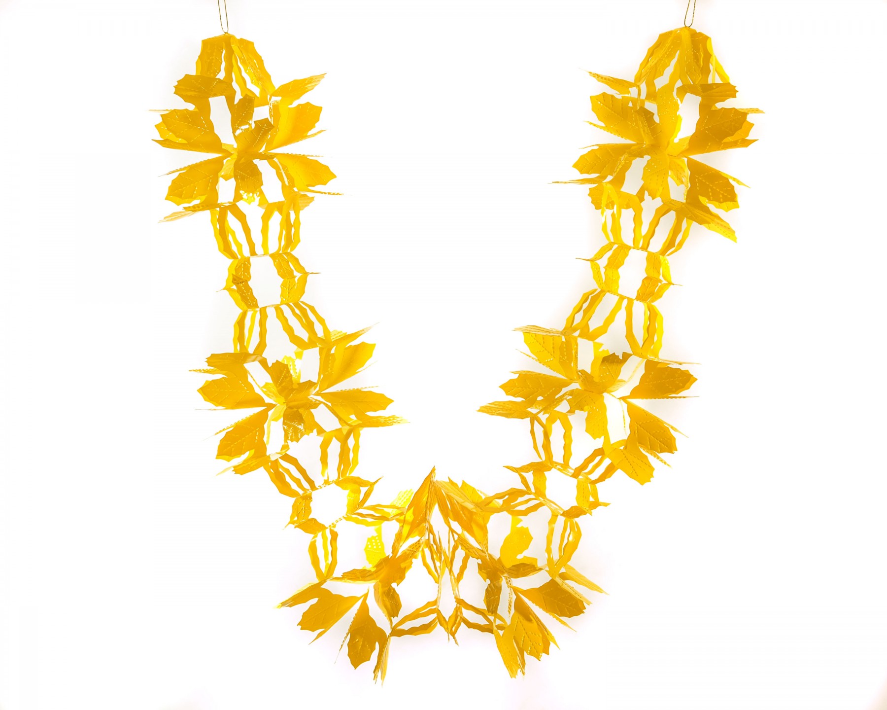 Pull out garland - yellow