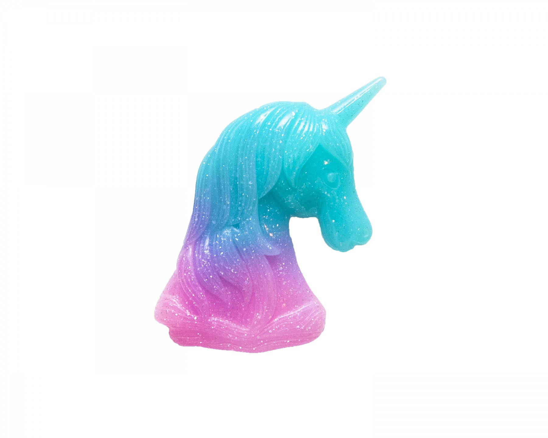 Unicorn resin brooch