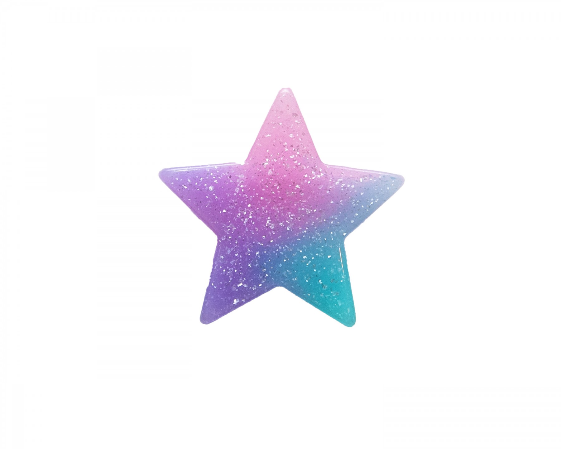 Star resin brooch