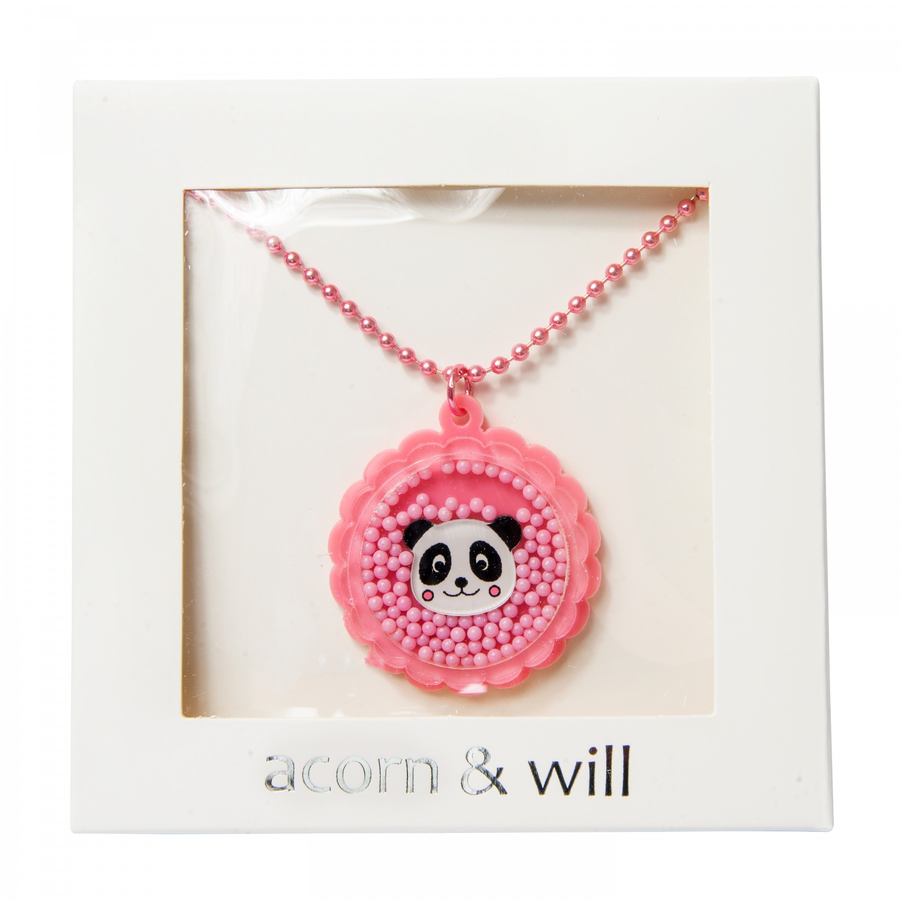 Panda acrylic necklace