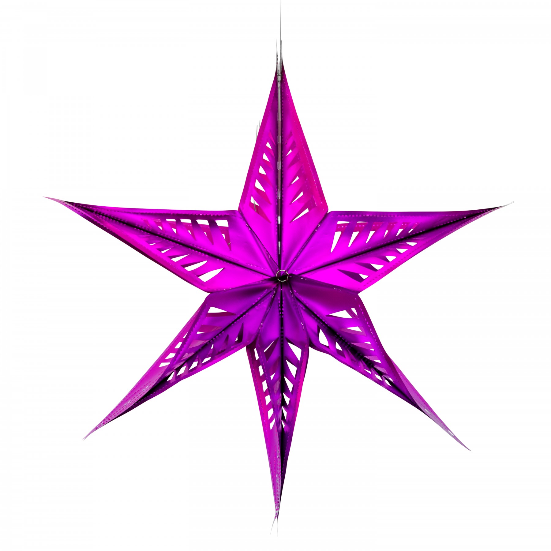 Large star decoration - magenta