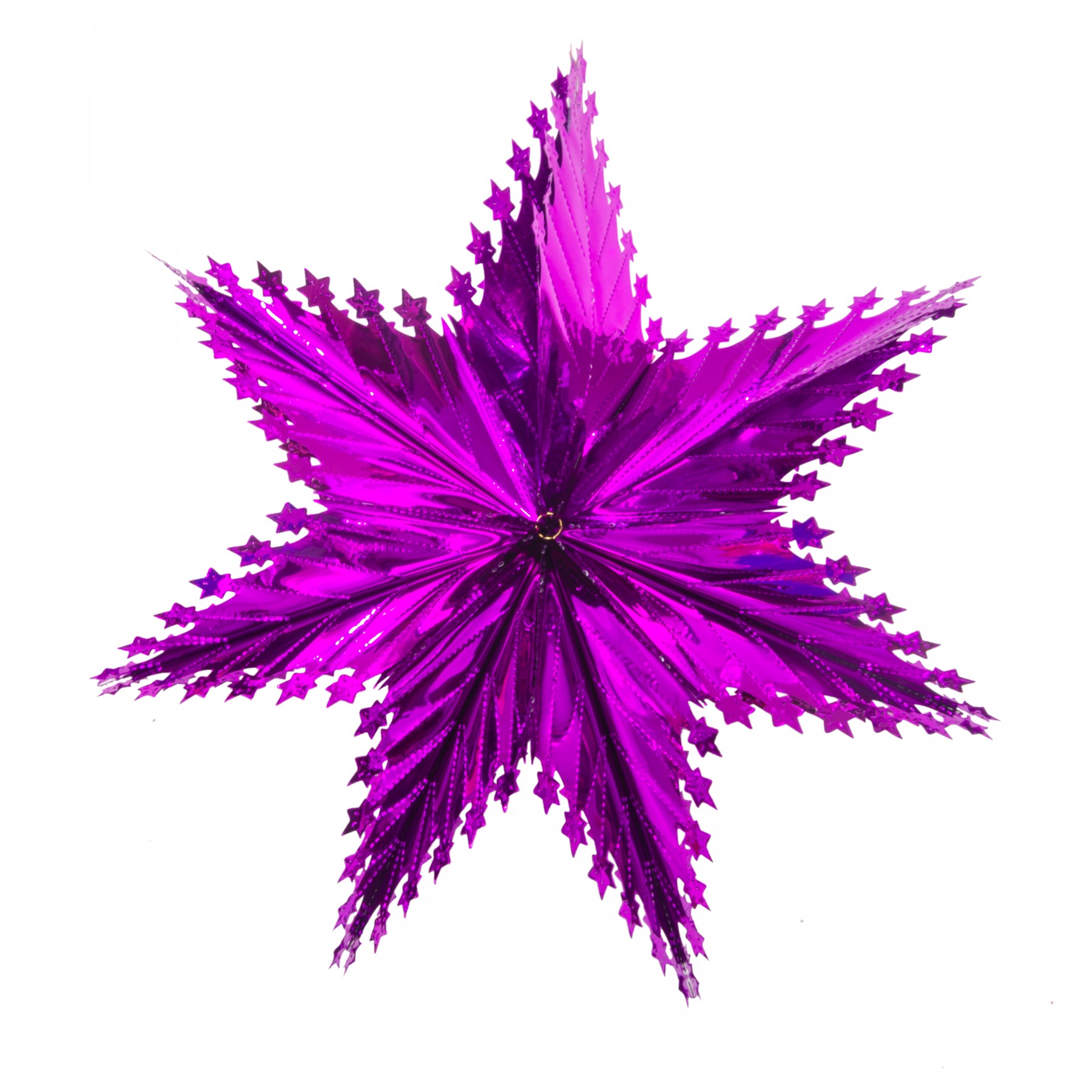 Starry star decoration - magenta
