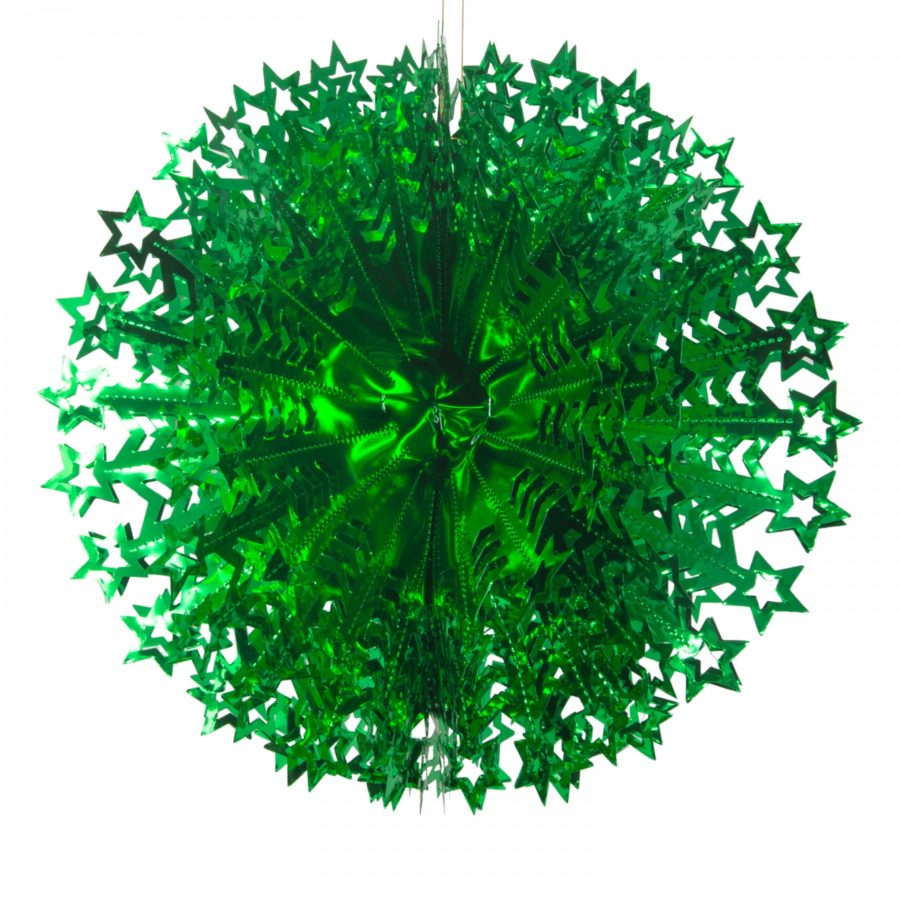 Starry ball decoration - green