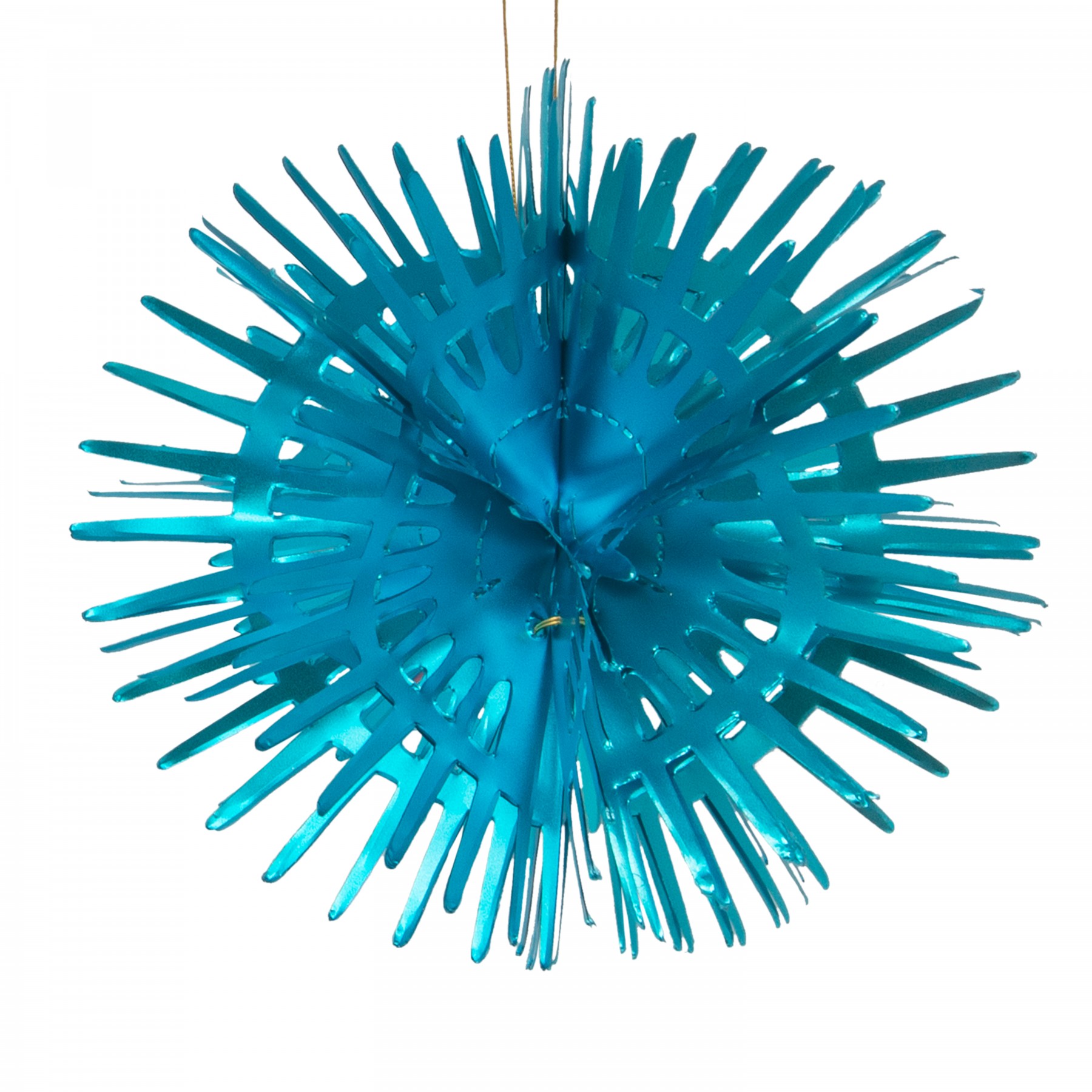 small spikey ball- blue