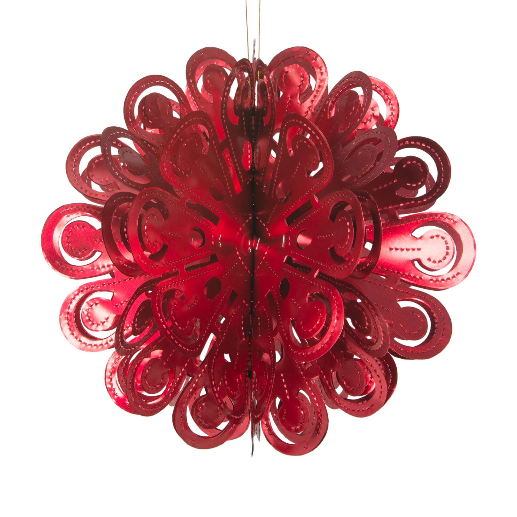 Medium ball decoration - red