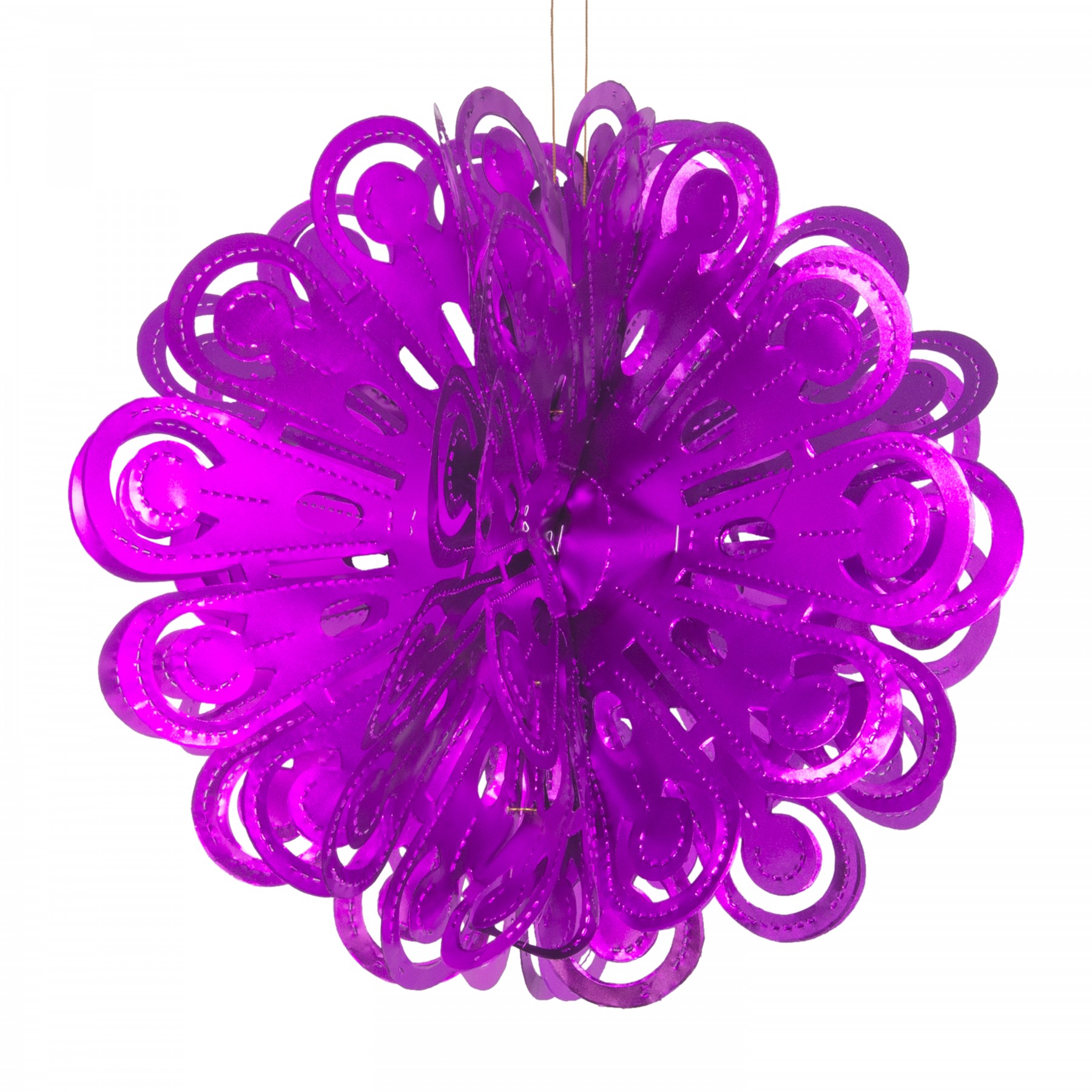 medium ball decoration - magenta