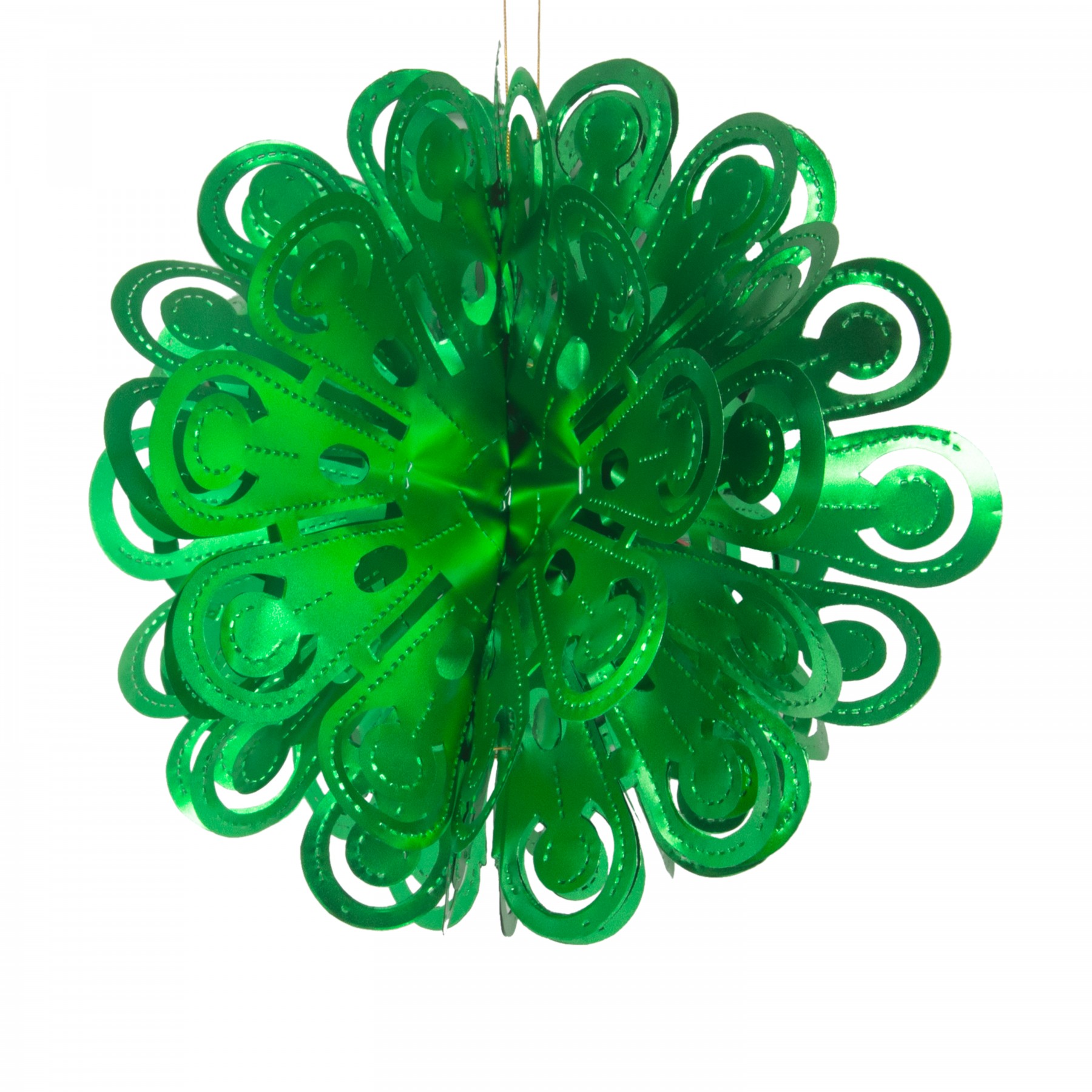 medium ball decoration - green