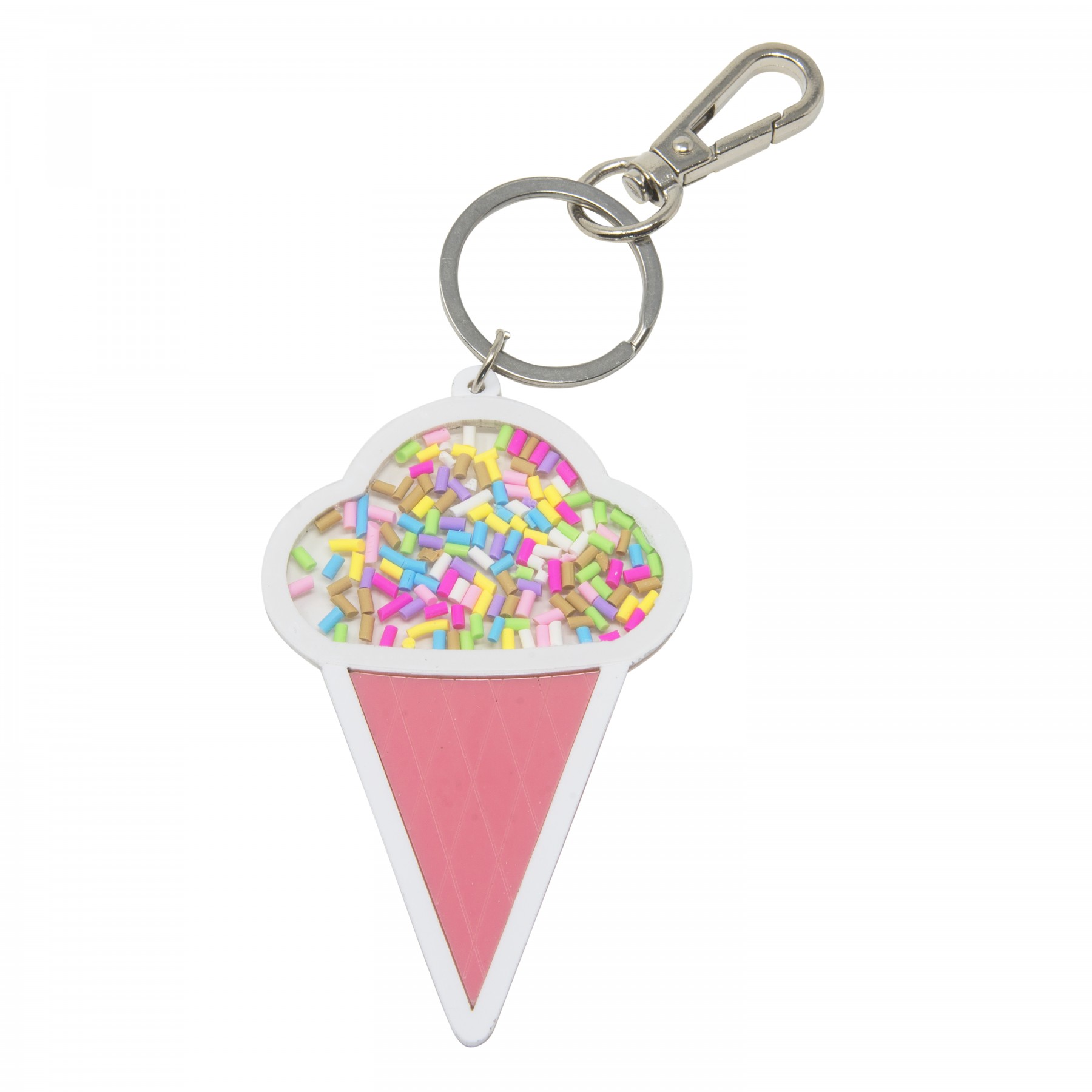 Ice cream keyring/ bag charm