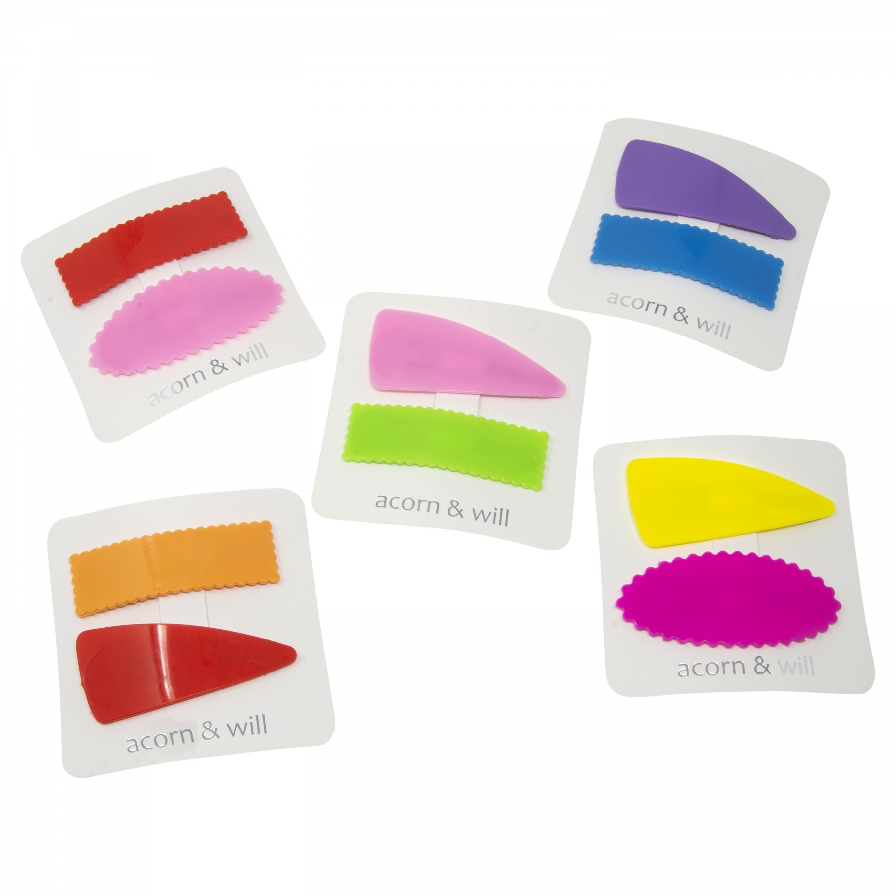 Set of 2 large snap clips