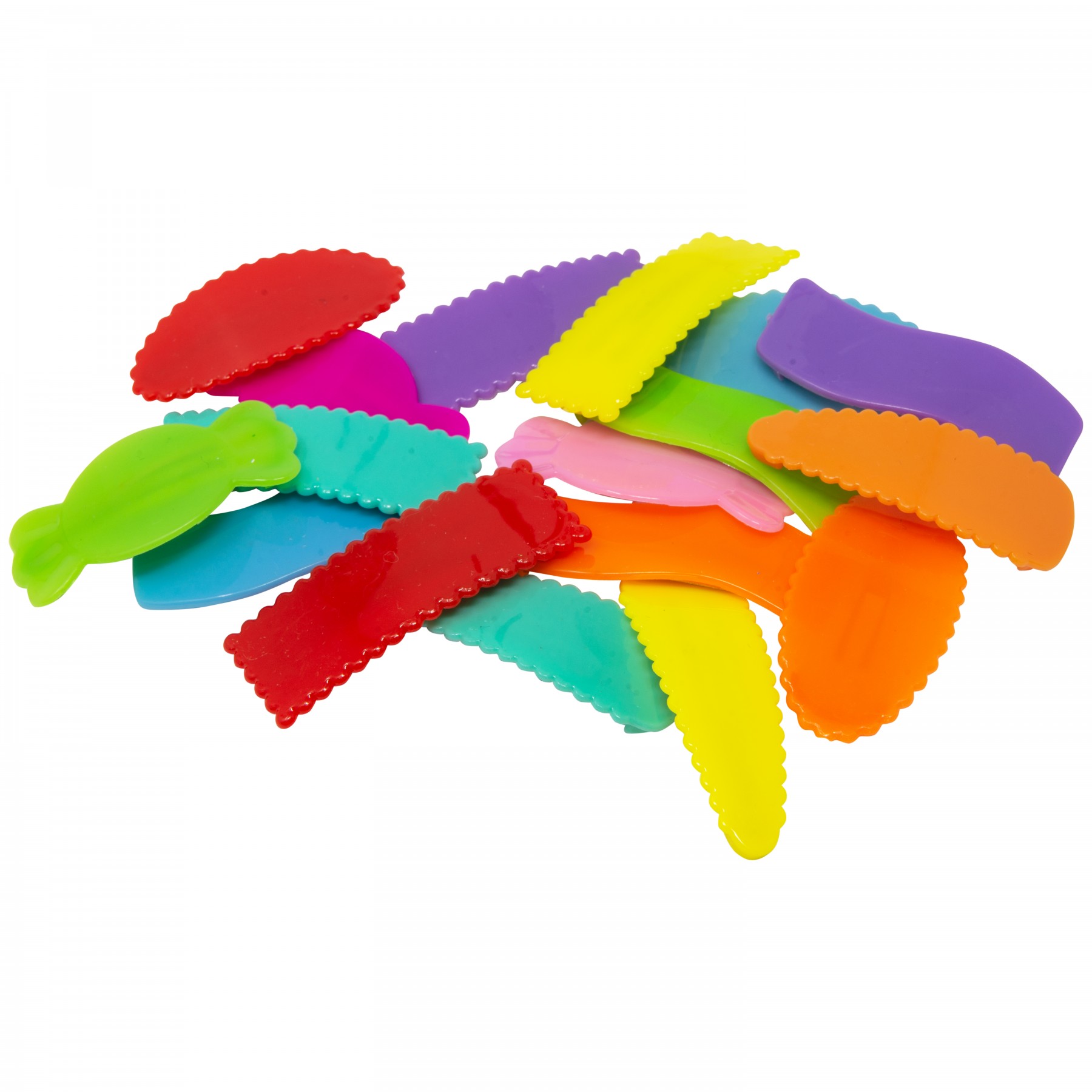 set of 5 small snap clips