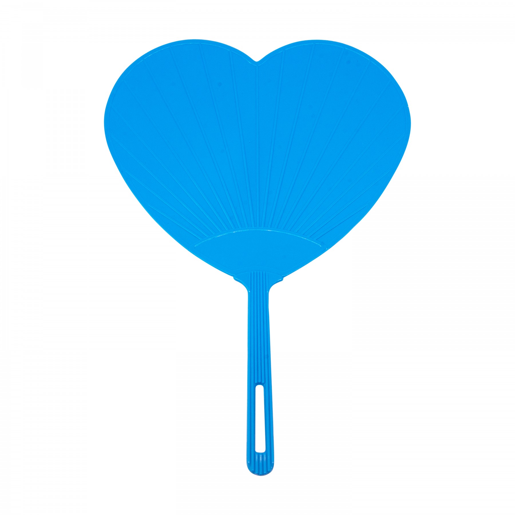 Heart shaped fan- blue