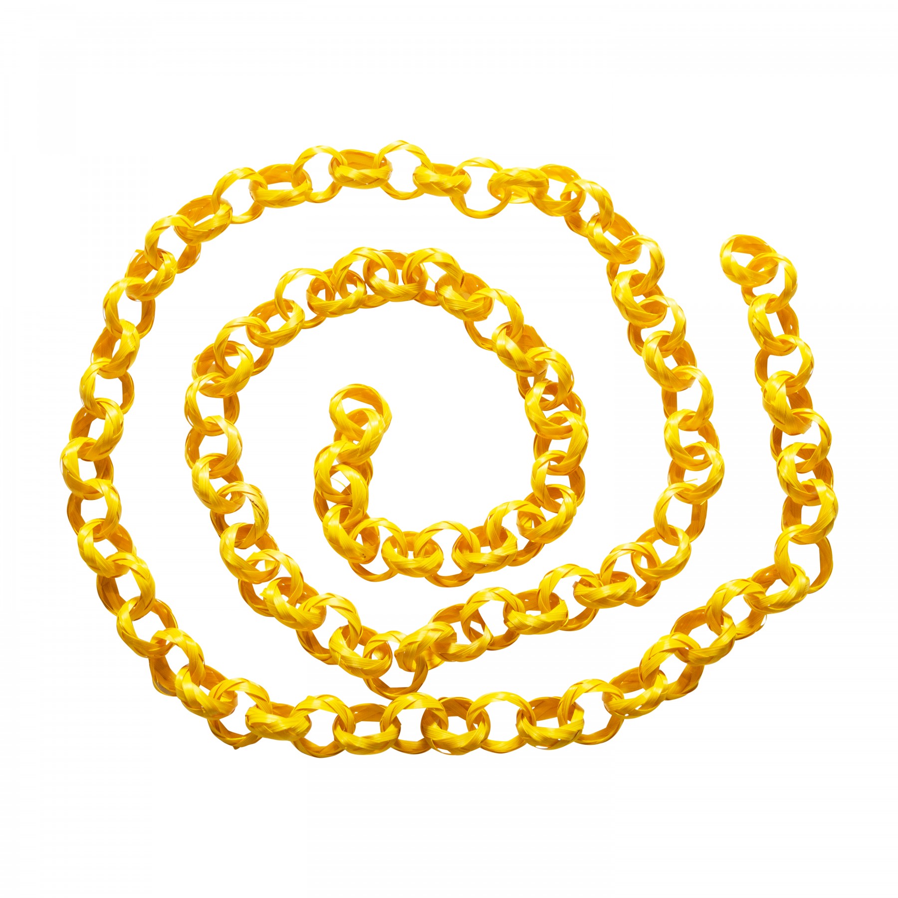 bamboo garland- yellow