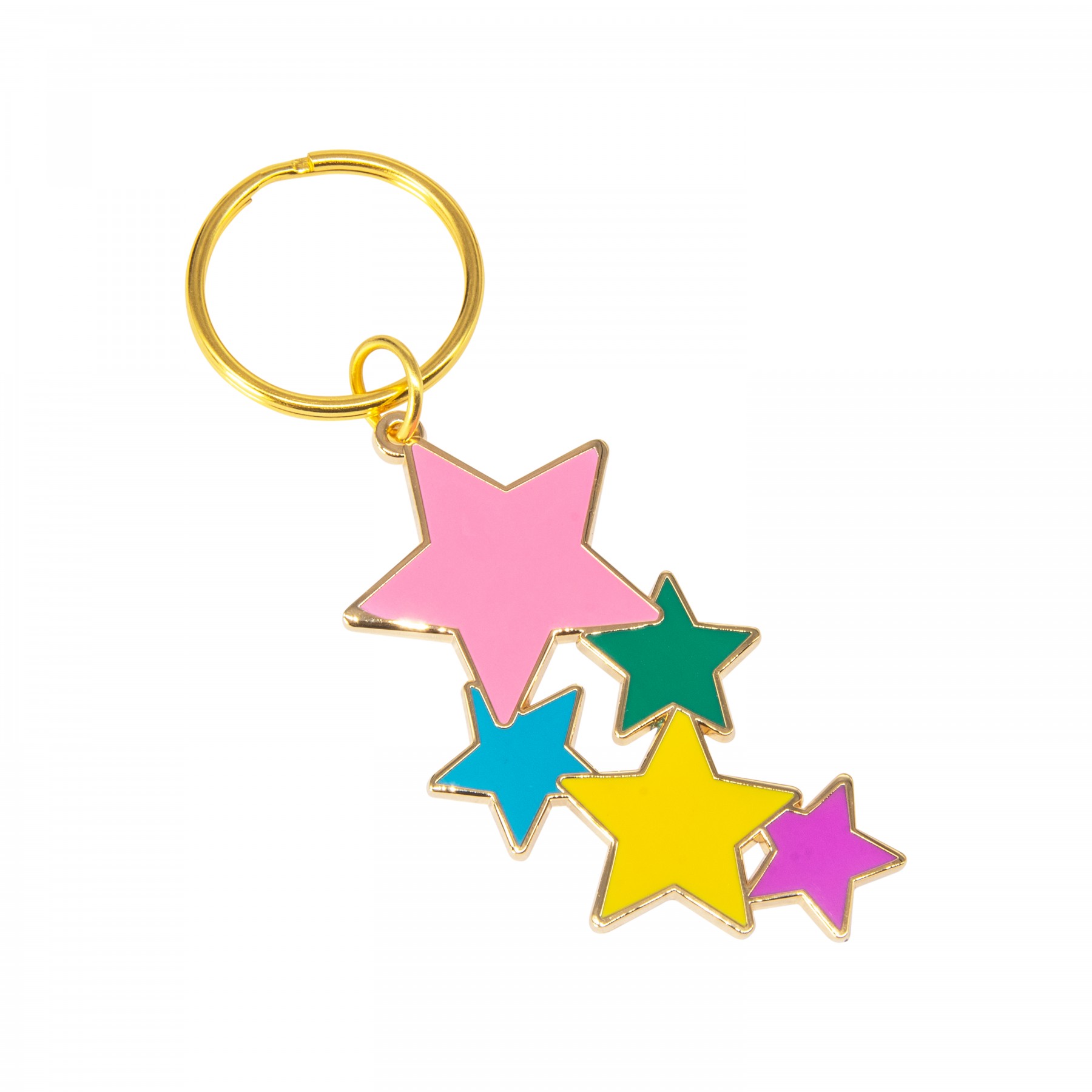 Stars key ring Keyrings, cufflinks & rings enamel keyrings acorn