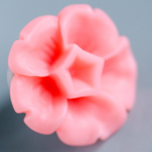 Grace flower brooch - sherbert pink