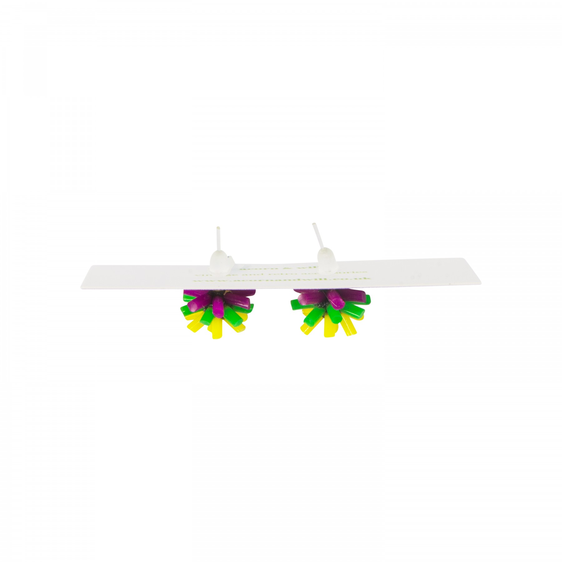Silicone earrings- colourway d