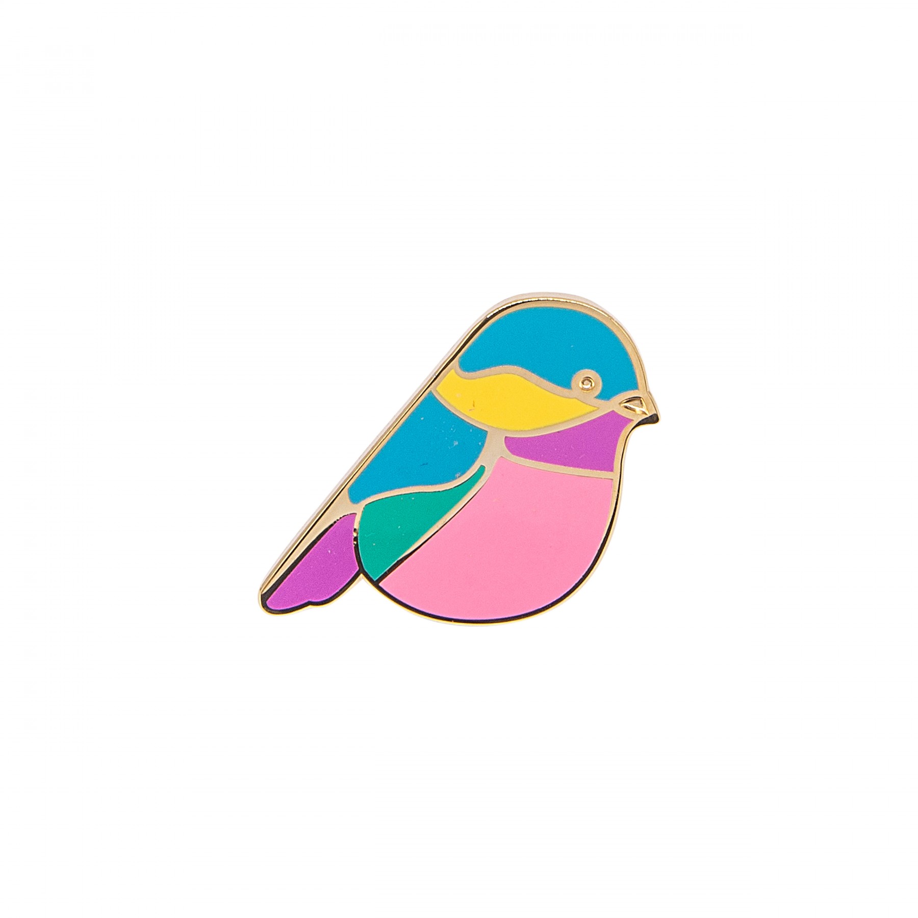 Bird enamel pin