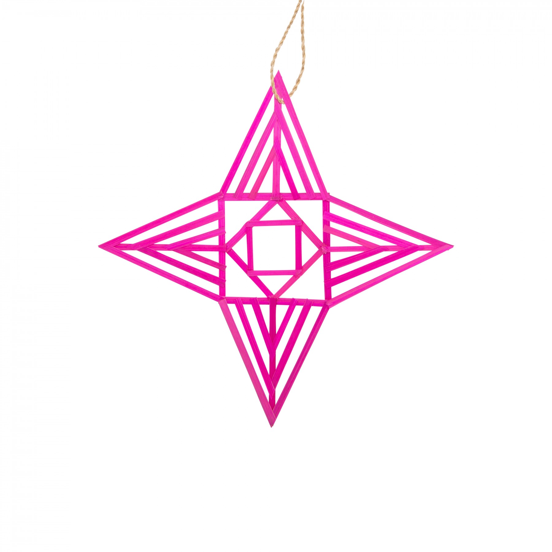 Diamond star small bamboo decoration