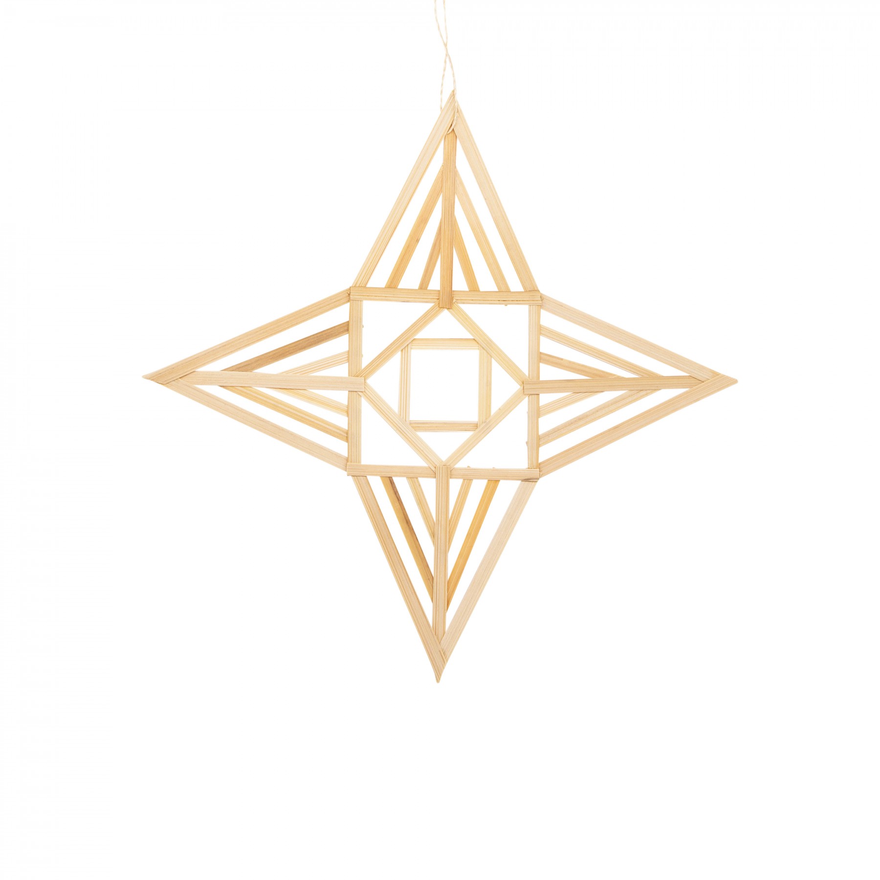 Diamond star small bamboo decoration