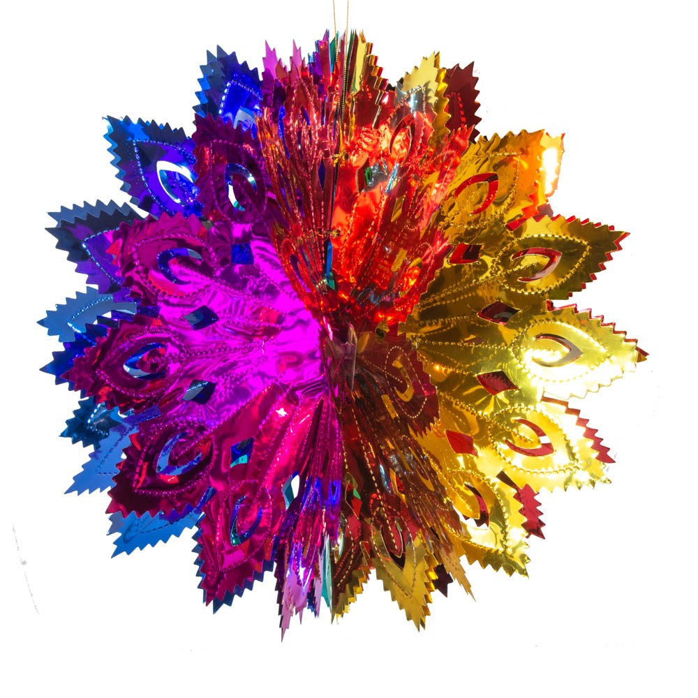 foil large pompom decoration