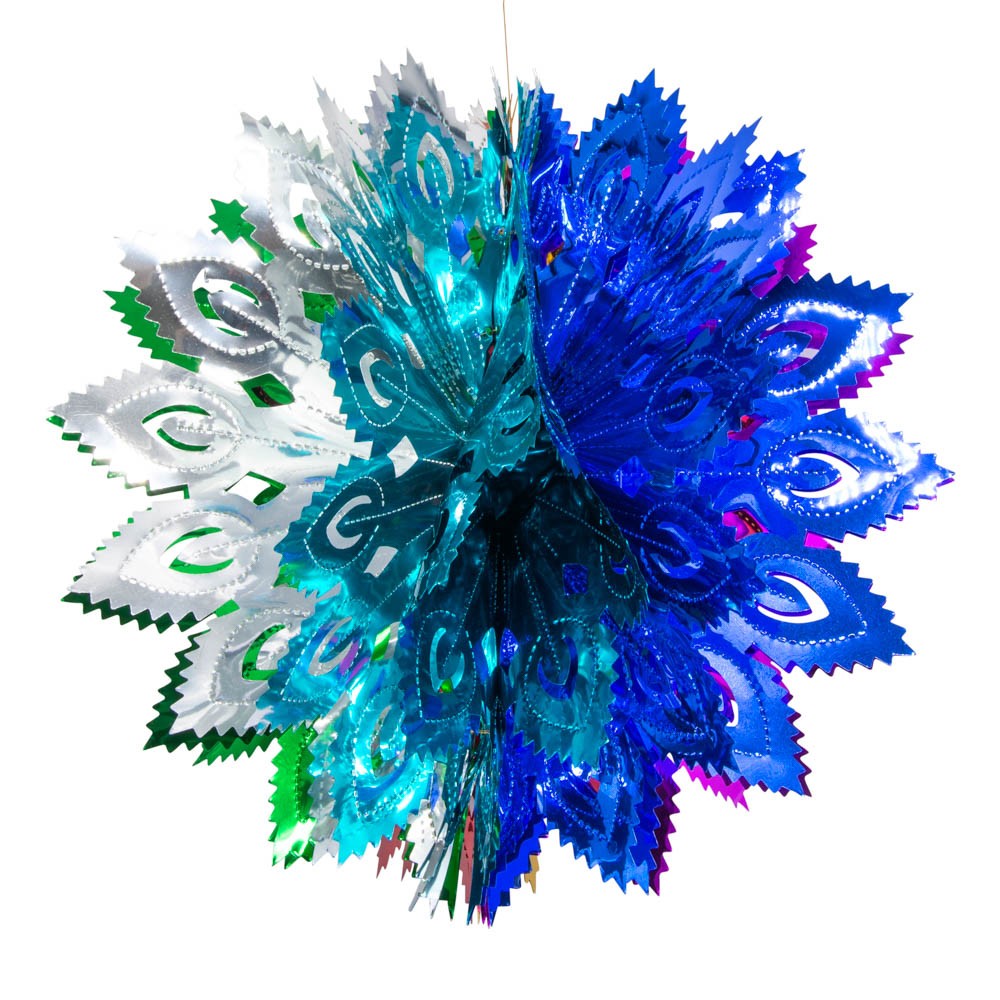 Foil large pompom decoration