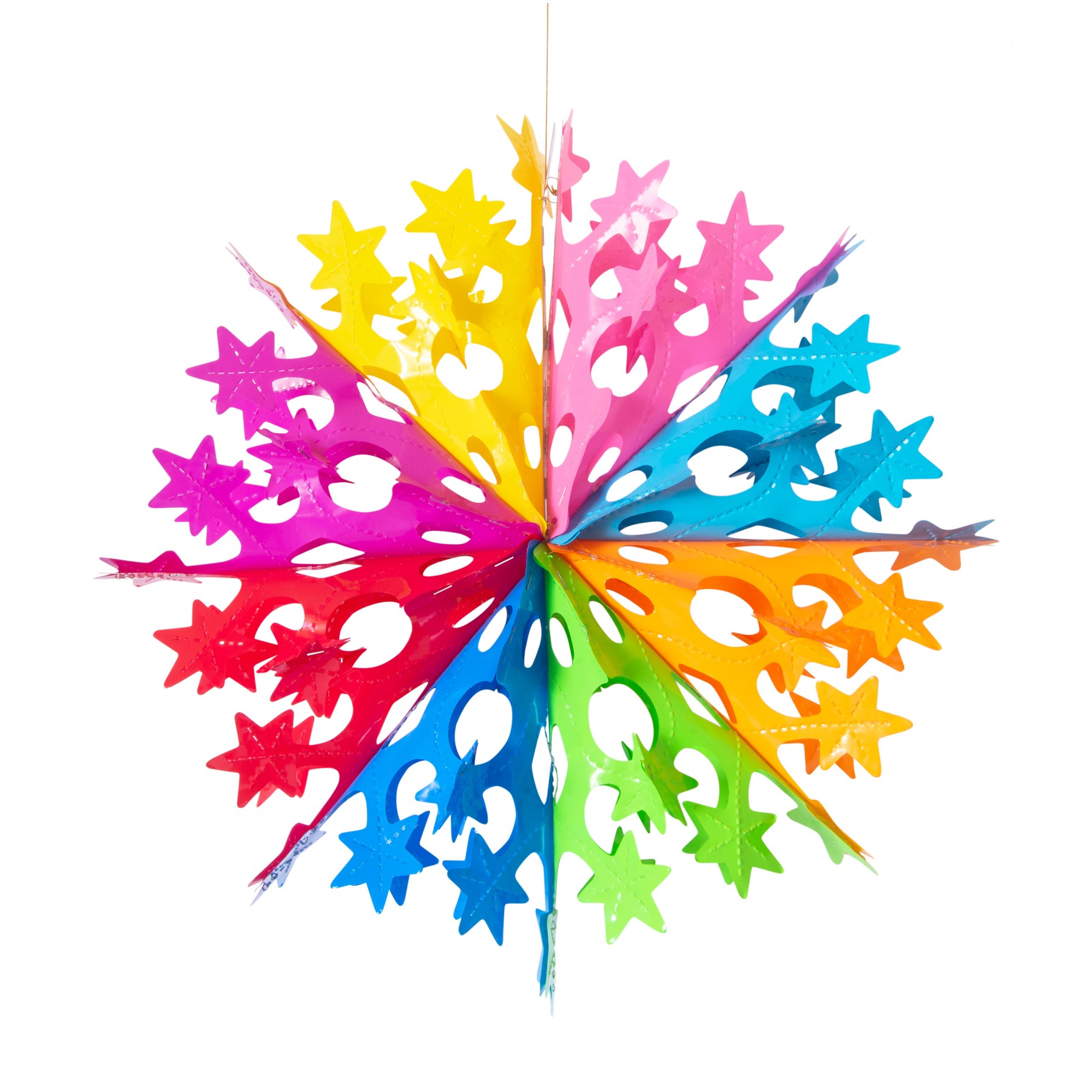 Starry snowflake decoration