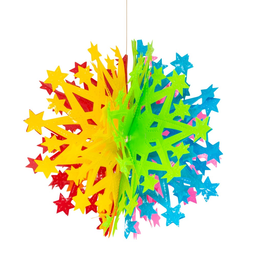 Starry pompom decoration