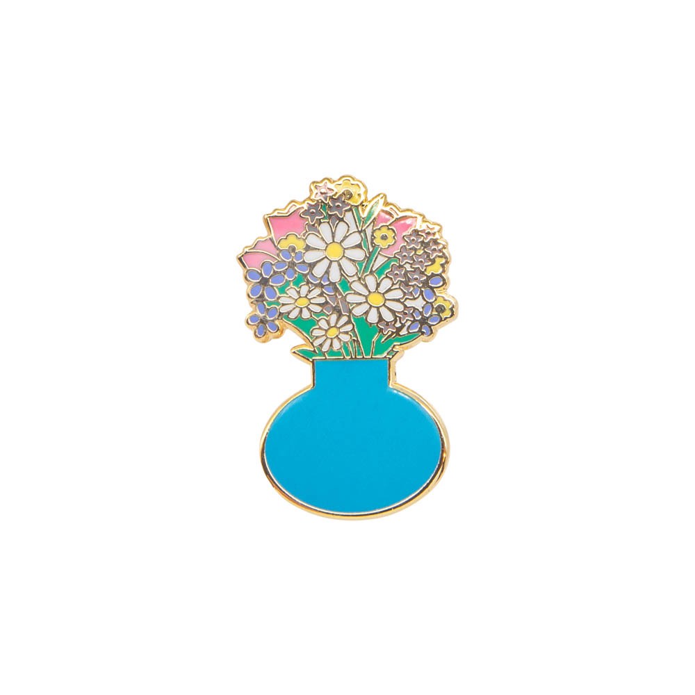 Bunch of flowers enamel pin