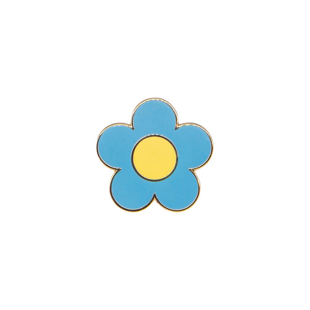 Flower enamel pin