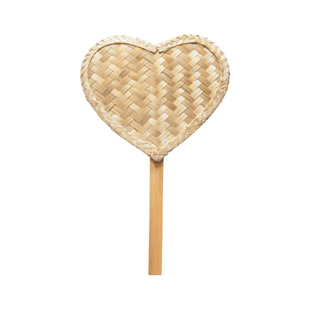Bamboo heart fan