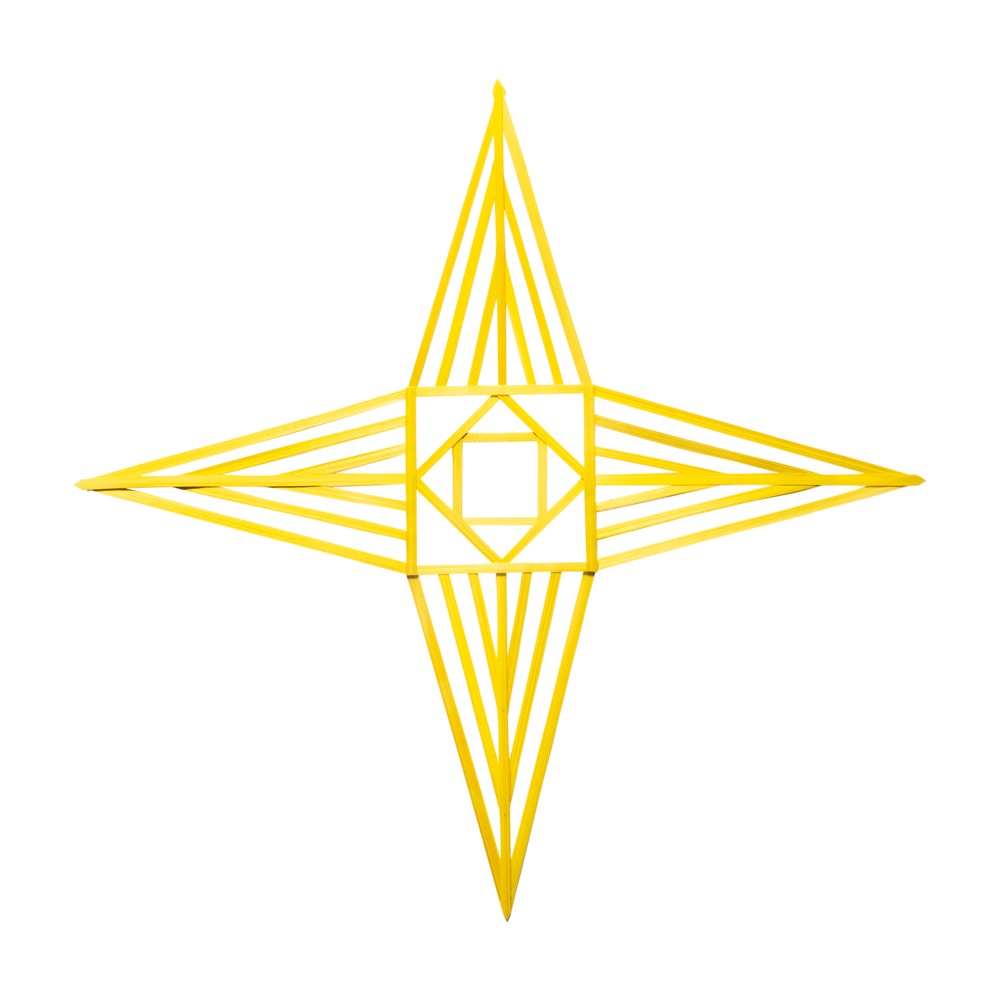 diamond star large bamboo decoration