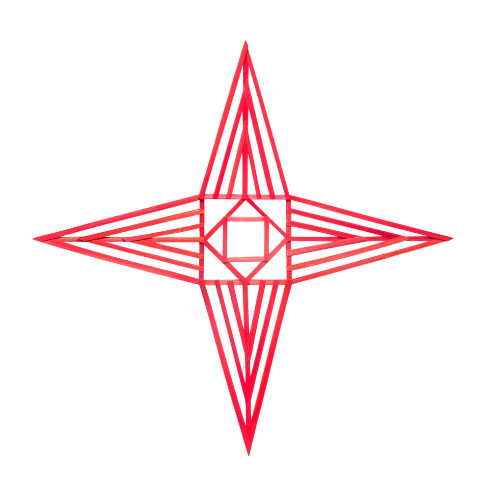 diamond star large bamboo decoration