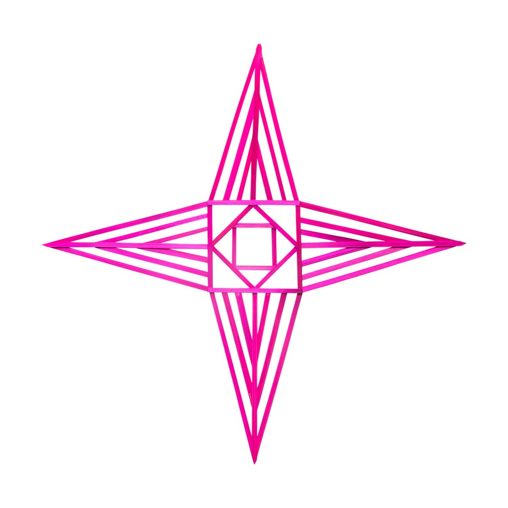 Diamond star large bamboo decoration