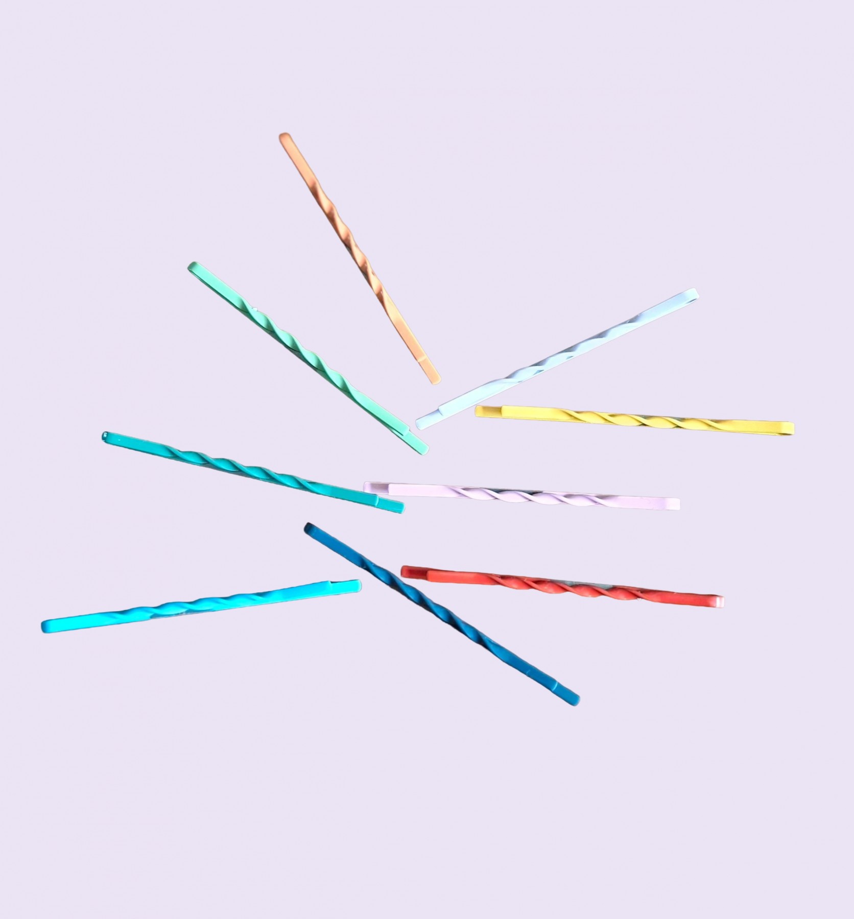 set of twist bobby pins