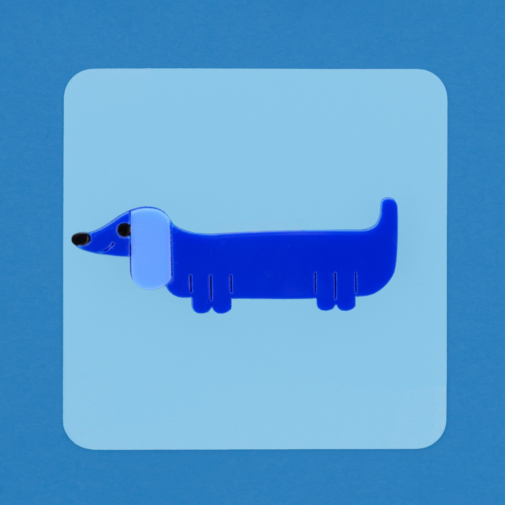 Audrey dachshund brooch