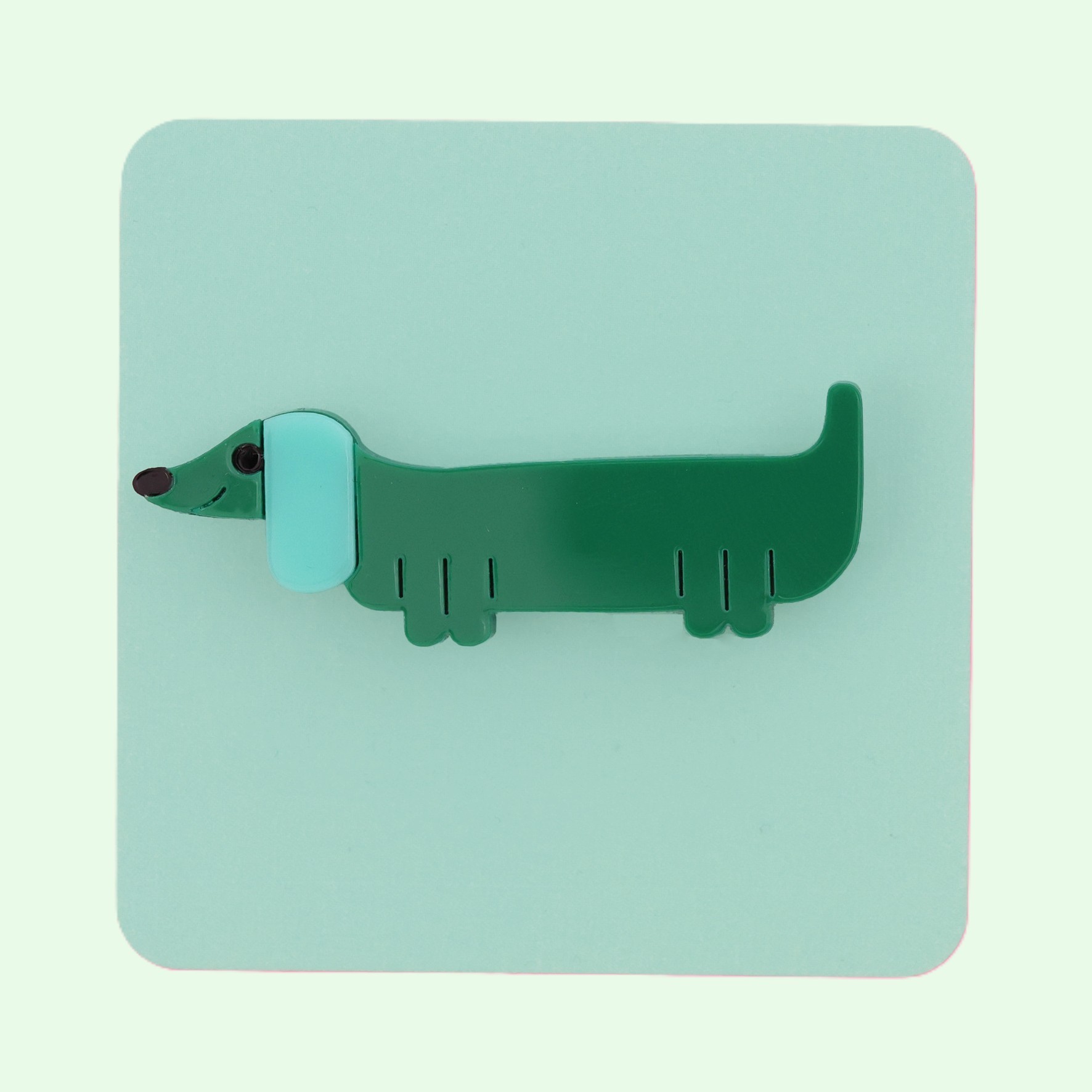 Audrey dachshund brooch