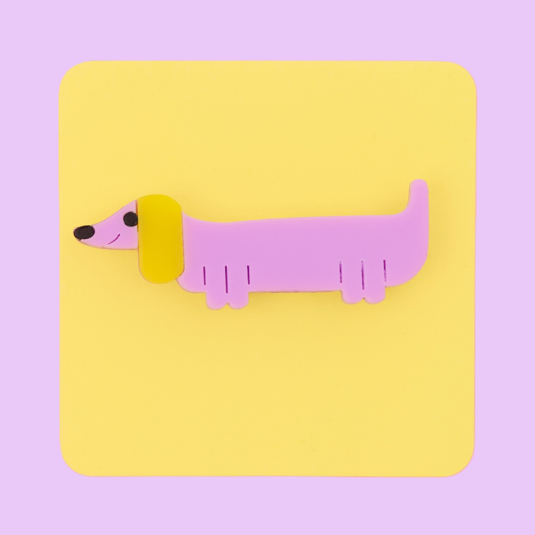 audrey dachshund brooch