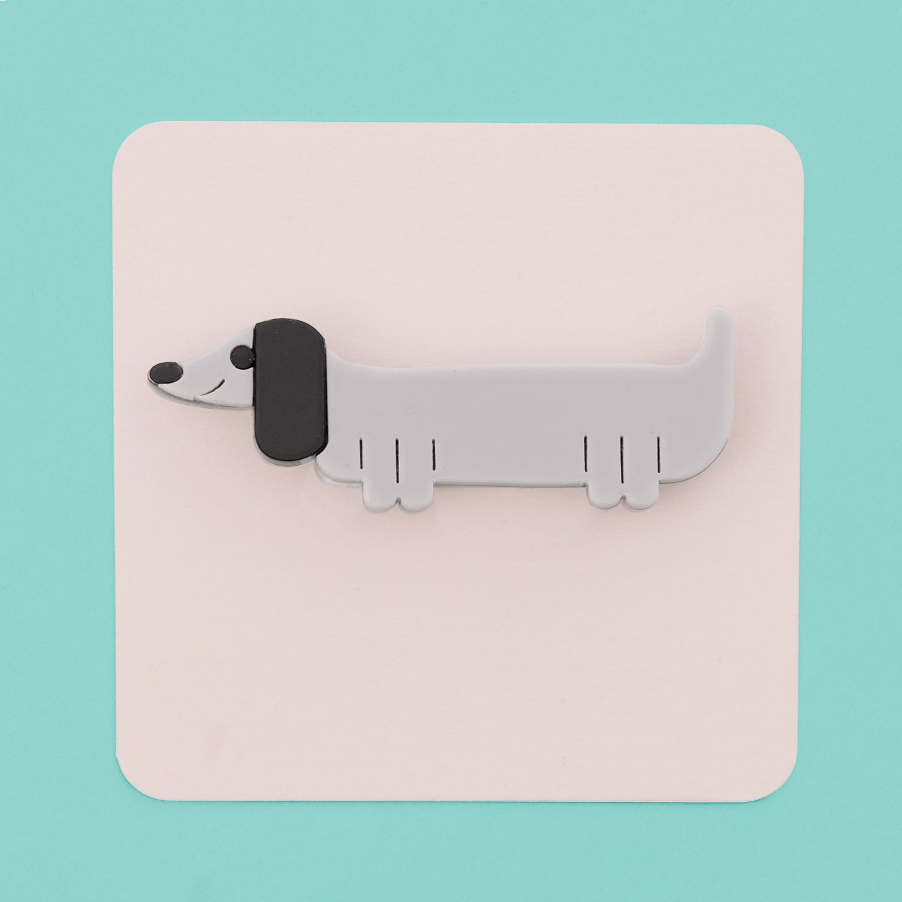 Audrey dachshund brooch