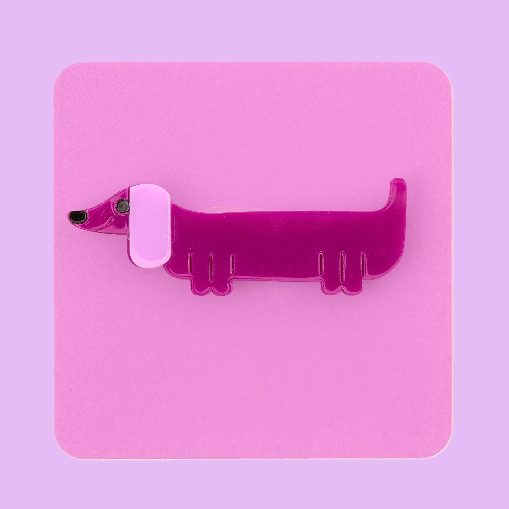 Audrey dachshund brooch