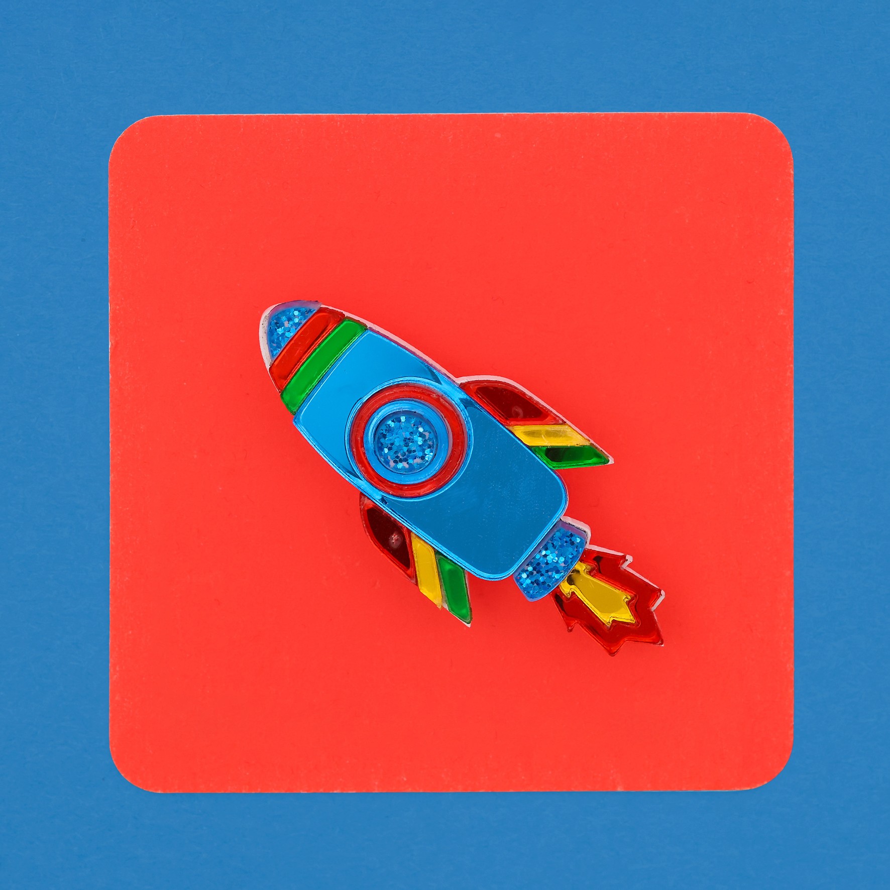 rocket brooch