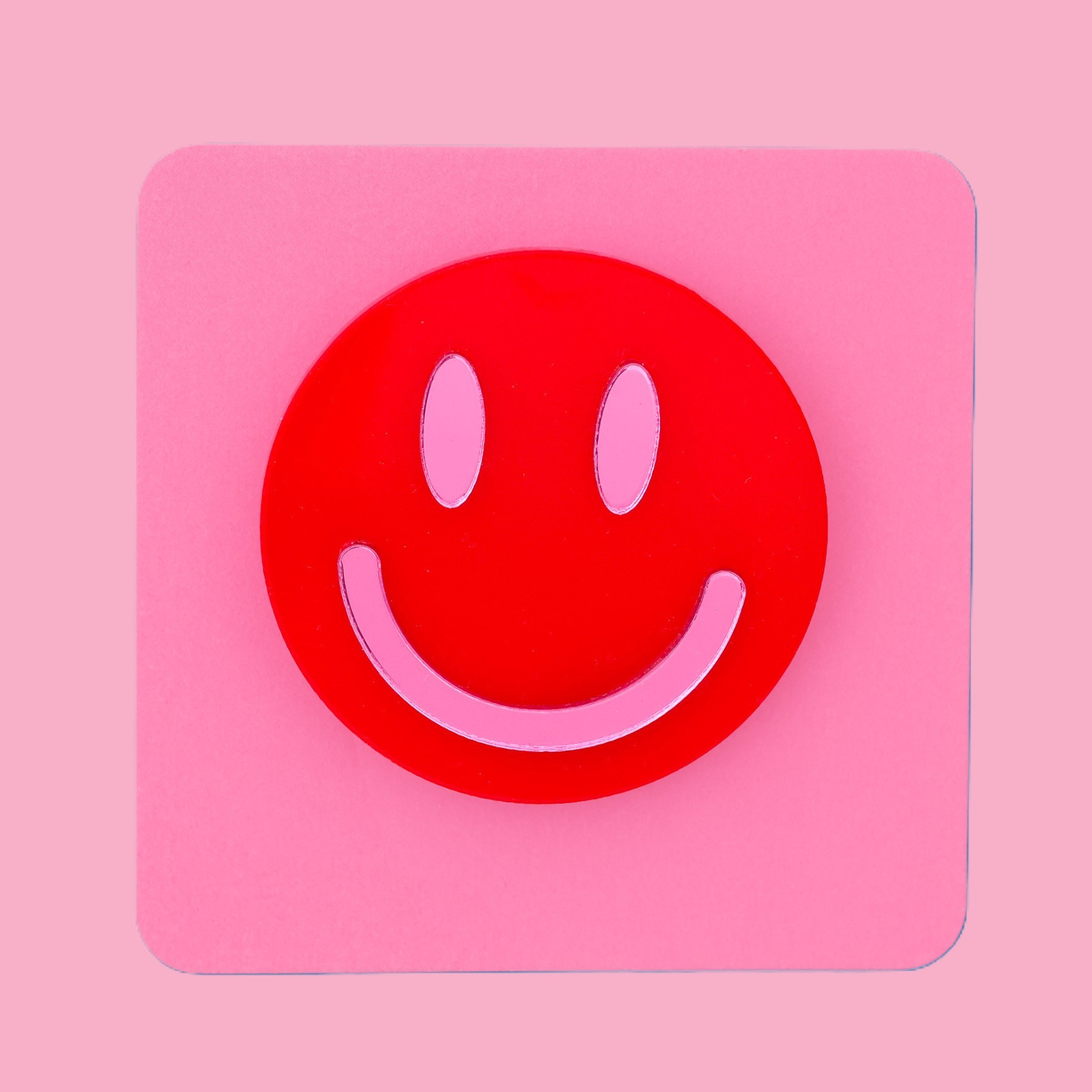 smiley face brooch