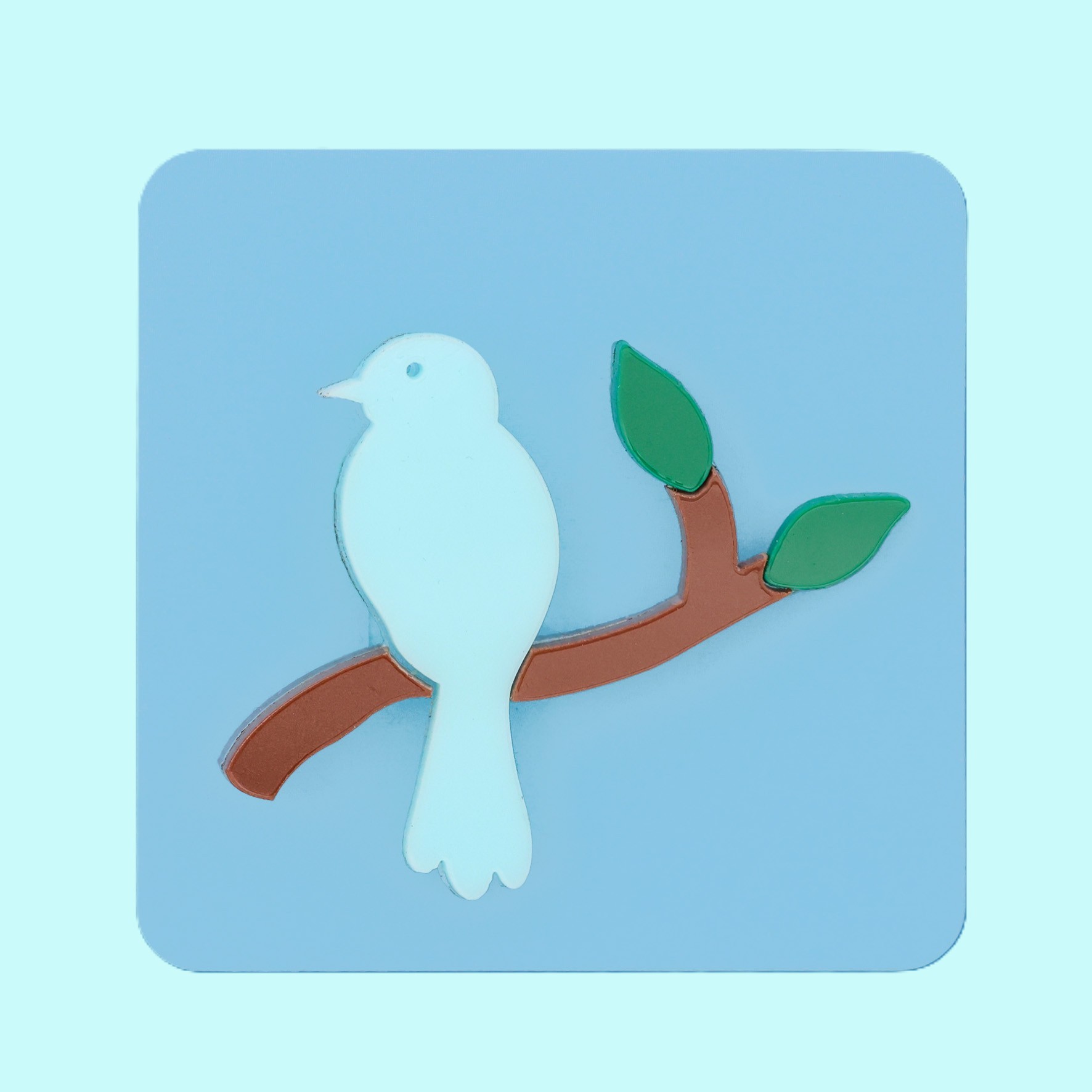 Billy outdoors bird brooch