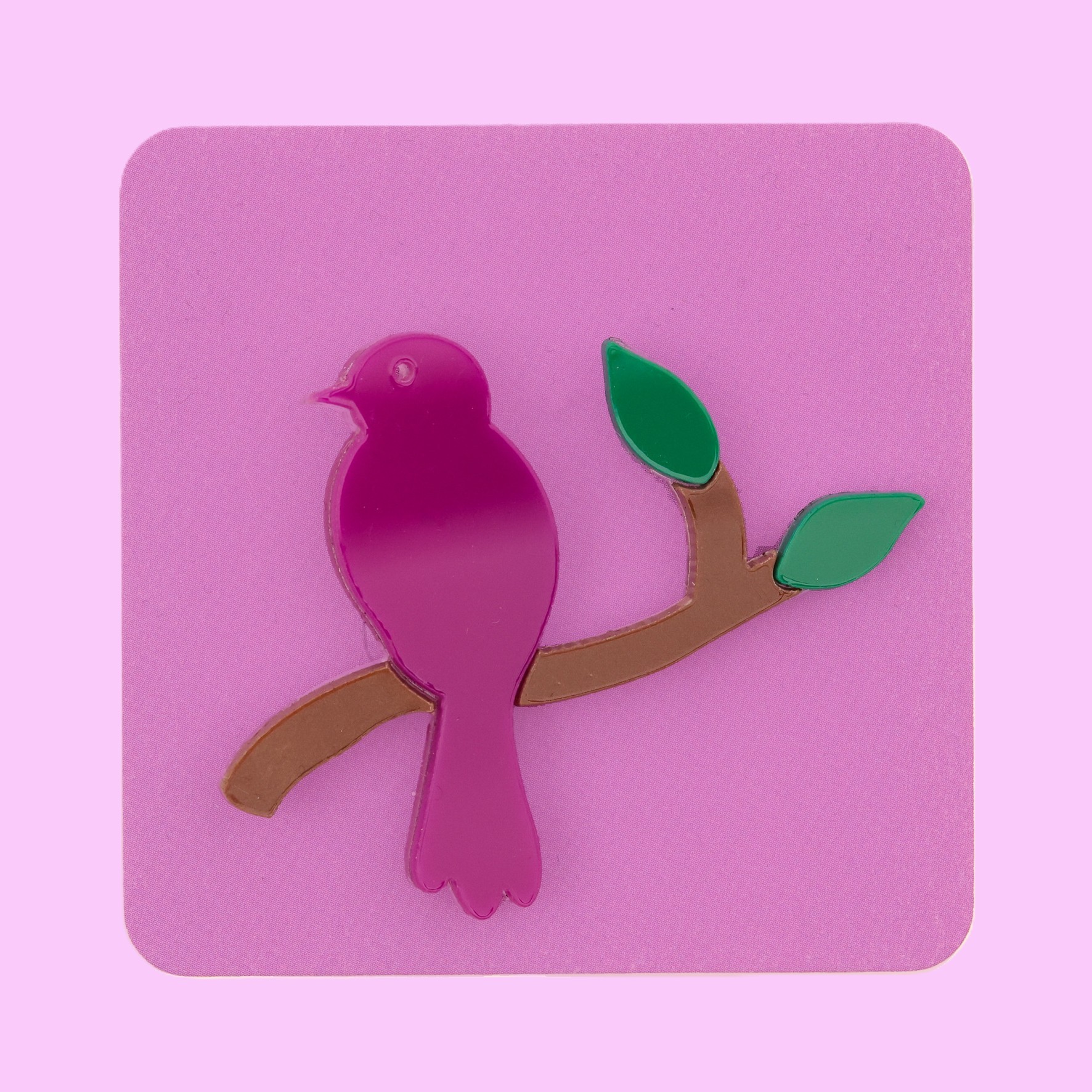 Billy outdoors bird brooch