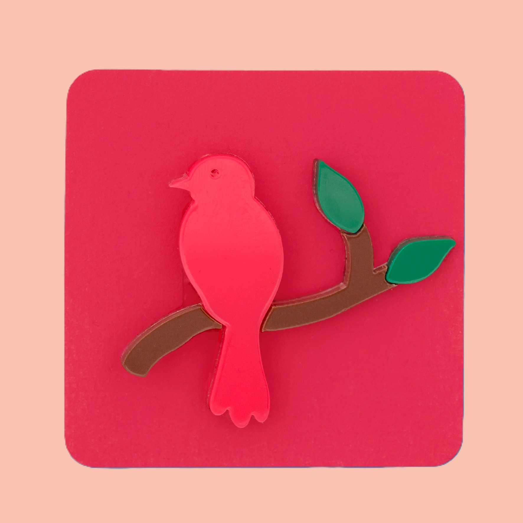 Billy outdoors bird brooch